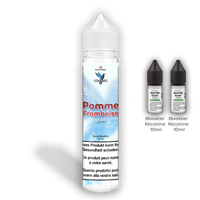 E-liquide COLIBRI Pomme Framboise Givré – Shortfill 6 mg